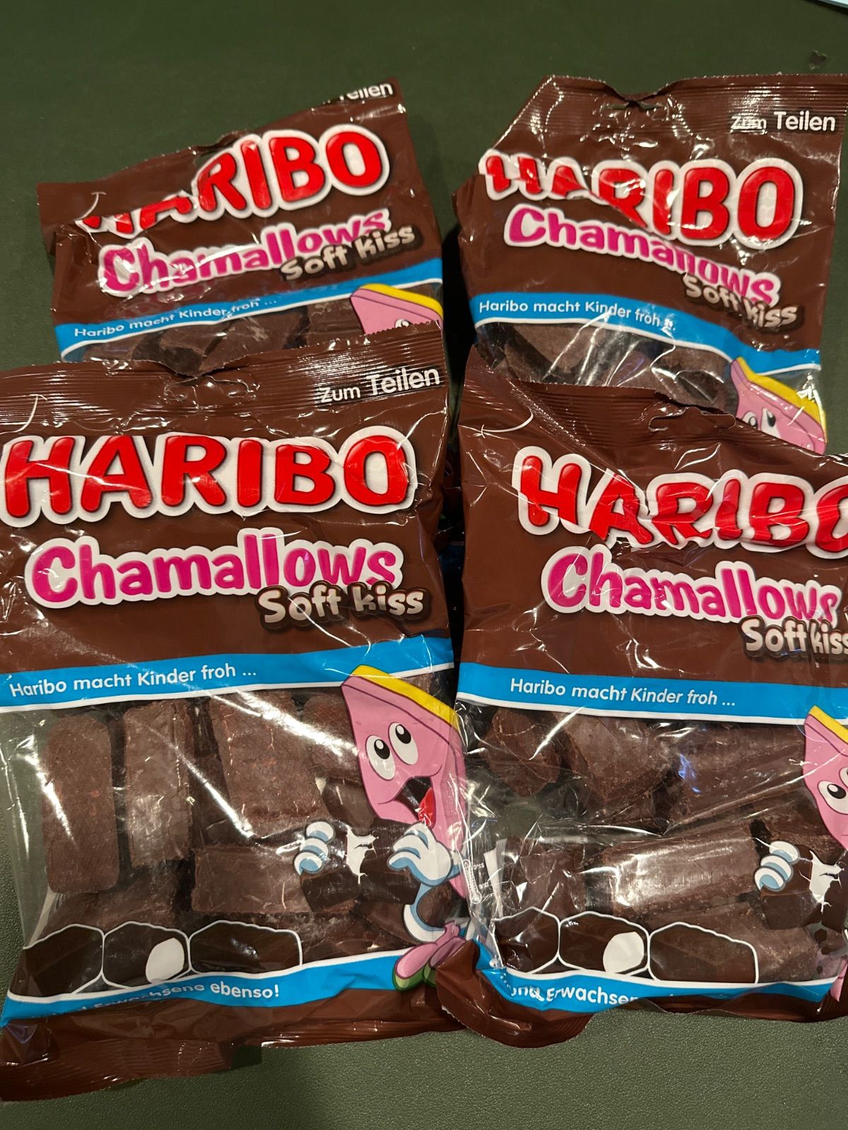 HARIBO チョコマシュマロ　チャマローズ　大容量　日本未発売　４袋 ハリボー - HARIBO ハリボー チョコマシュマロ チャマローズ 大
