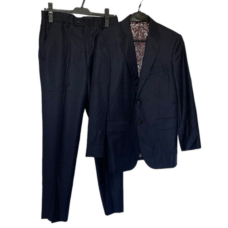 Z688 ポールスミス  paul smith メンズ スーツ ドット ネイビー 紺色 M