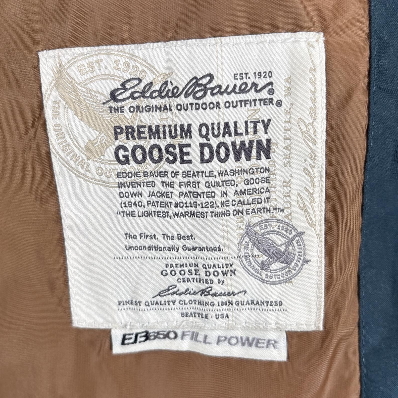 古着 エディー・バウアー Eddie Bauer ダウンジャケット グースダウン 