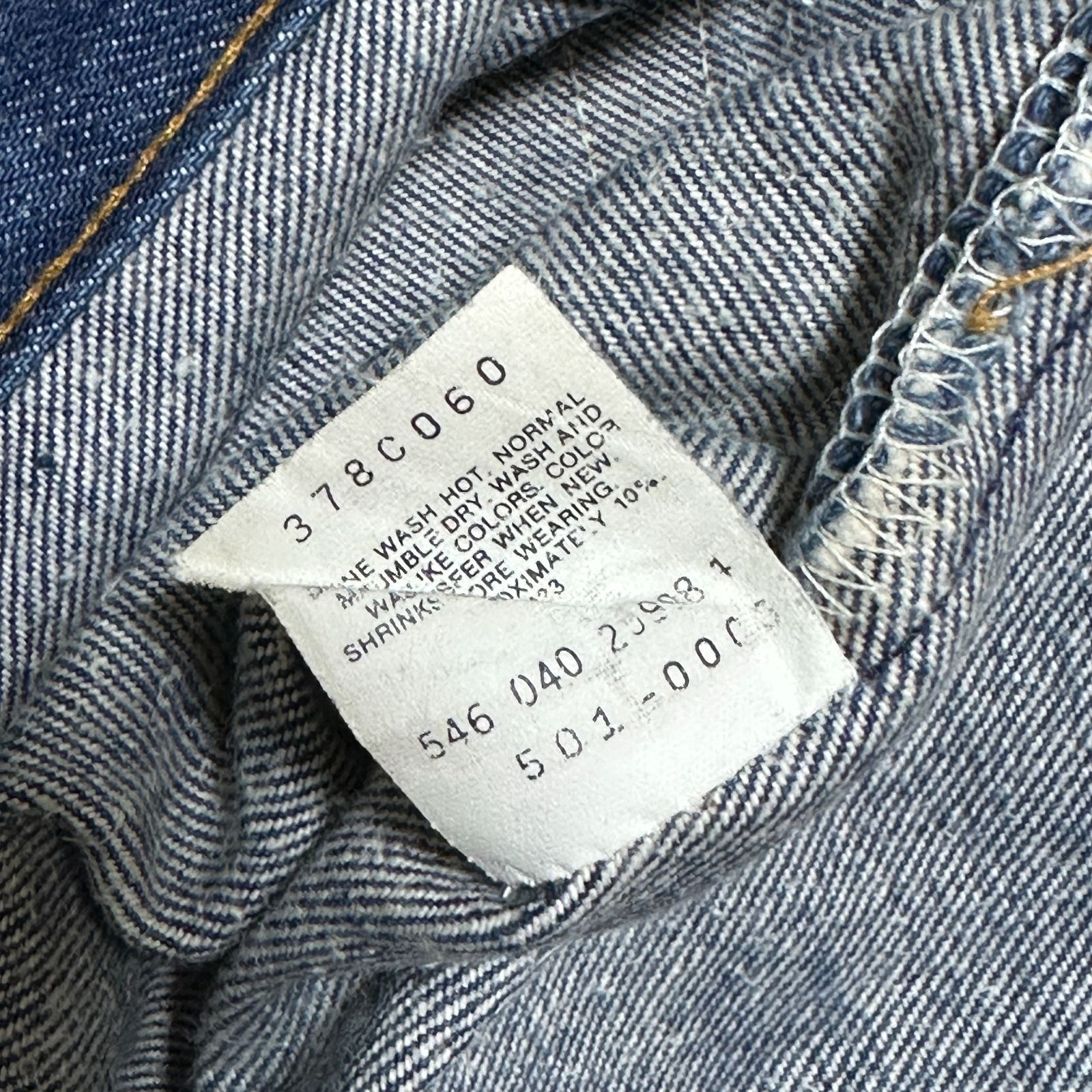 Levi's 501xx USA製 W31 L34 1990年赤文字　刻印546 90s USA製 リーバイス501xx 赤文字 刻印546 脇割 J384C8 - メルカリ