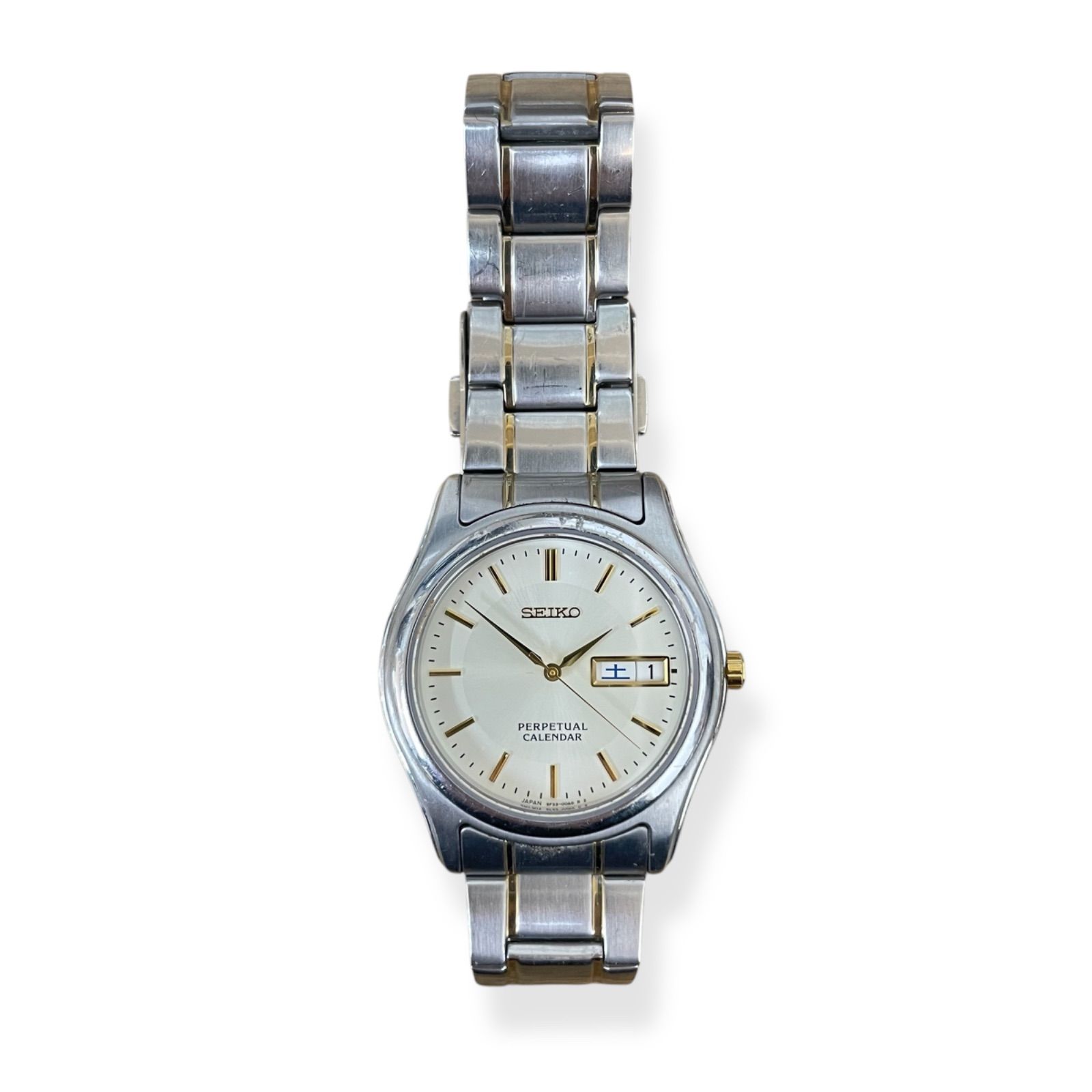 SEIKO パーペチュアルカレンダー クォーツ腕時計 8F33-00A0