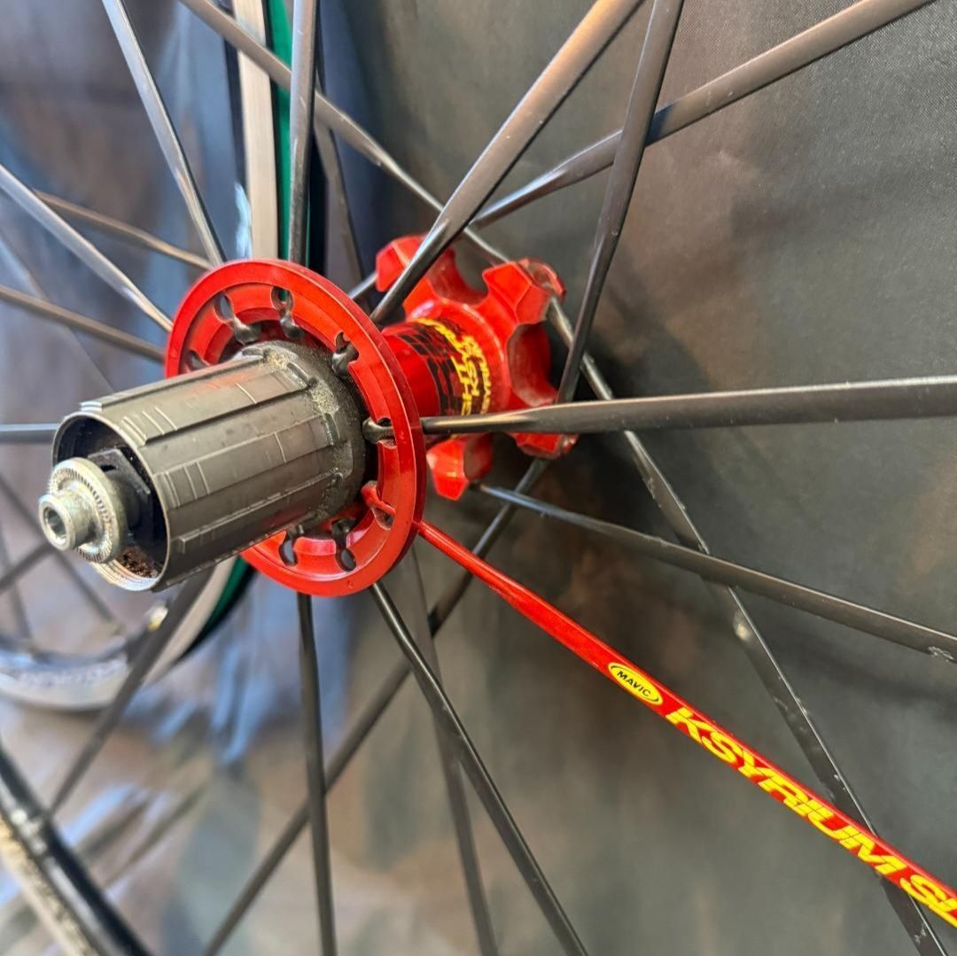 MAVIC - MAVIC（マヴィック）Ksyrium SL（キシリウムSL）前後セット お客様の一台】MAVIC KSYRIUM SL DISC 納輪！このTREK DOMANE SL