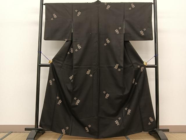 平和屋着物□本場大島紬 吉祥文 正絹 逸品 CAAK1467vf