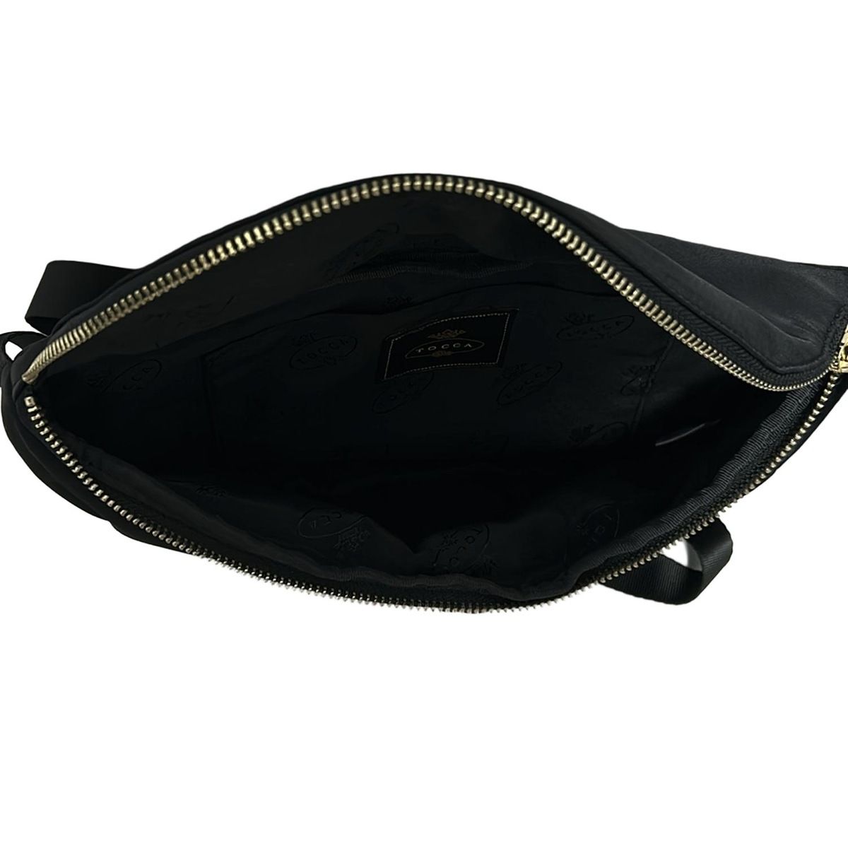 TOCCA トッカ　リボン　ウエストポーチ　ボディーバッグ　美品　ブラック TOCCA ウエストポーチ ウエストバッグ RIBBON KNOT BODY BAG