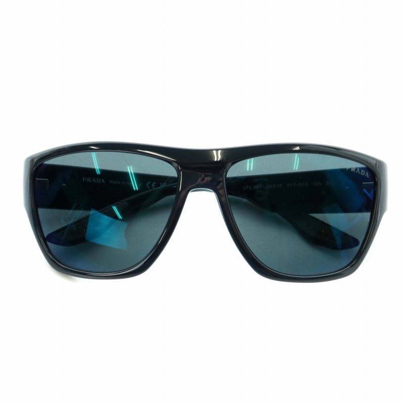 プラダスポーツ 眼鏡 サングラス セルフレーム ロゴ 59□16 黒 プラダスポーツ PRADA SPORT 眼鏡 サングラス セルフレーム ロゴ 59