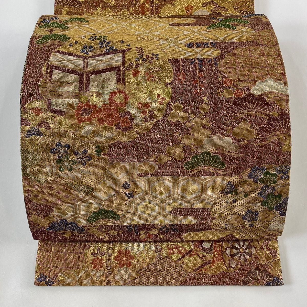 Z=KK101さま専用（原画）黄金色の散歩道【A5サイズ／水彩画／#2627】