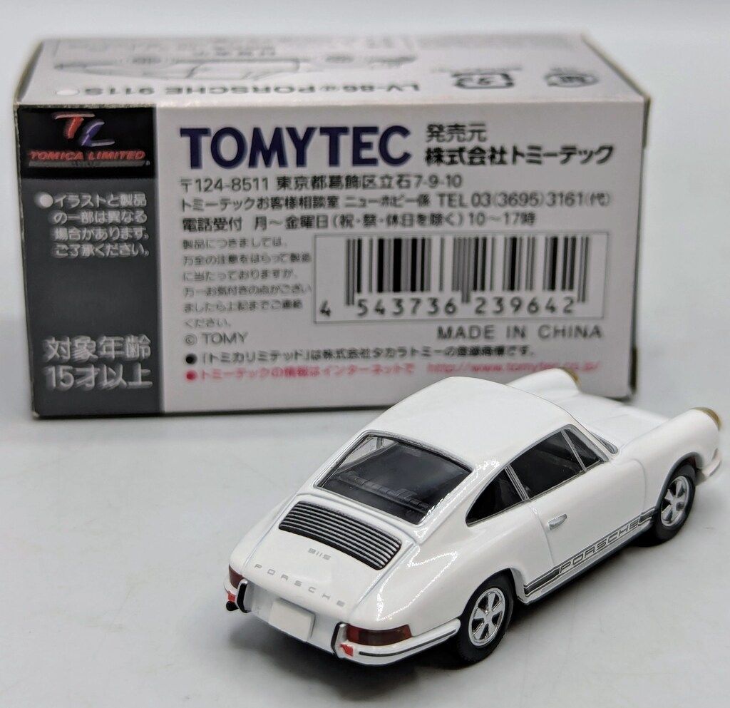 トミーテック TOMICA LIMITED VINTAGE ポルシェ 911S (1968年式