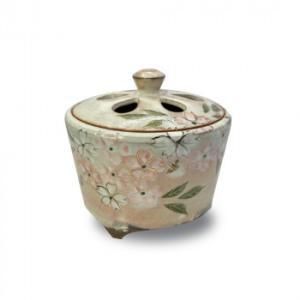 5営業日で発送 日本香堂 香炉 乾山手 都桜 京焼 清水焼 79637 2165281