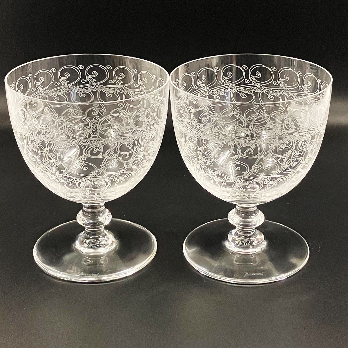 Baccarat バカラ ローハン ワイングラス 2客セット