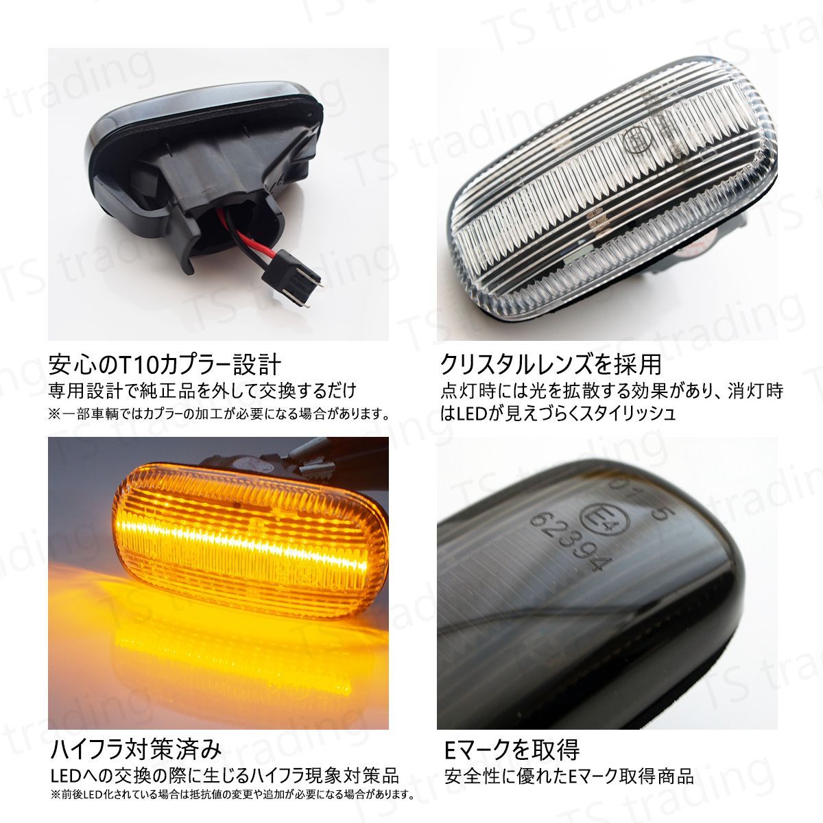 N-BOX N-BOX+ JF1 JF2 LED ウインカー サイドマーカー 流れるタイプ シーケンシャル クリアレンズ LEDバルブ LEDサイドマーカー ウィンカー T10 フェンダーマーカー LEDウインカー AP LEDウインカーポジションキット レッド&frasl;アンバー FLUX LED