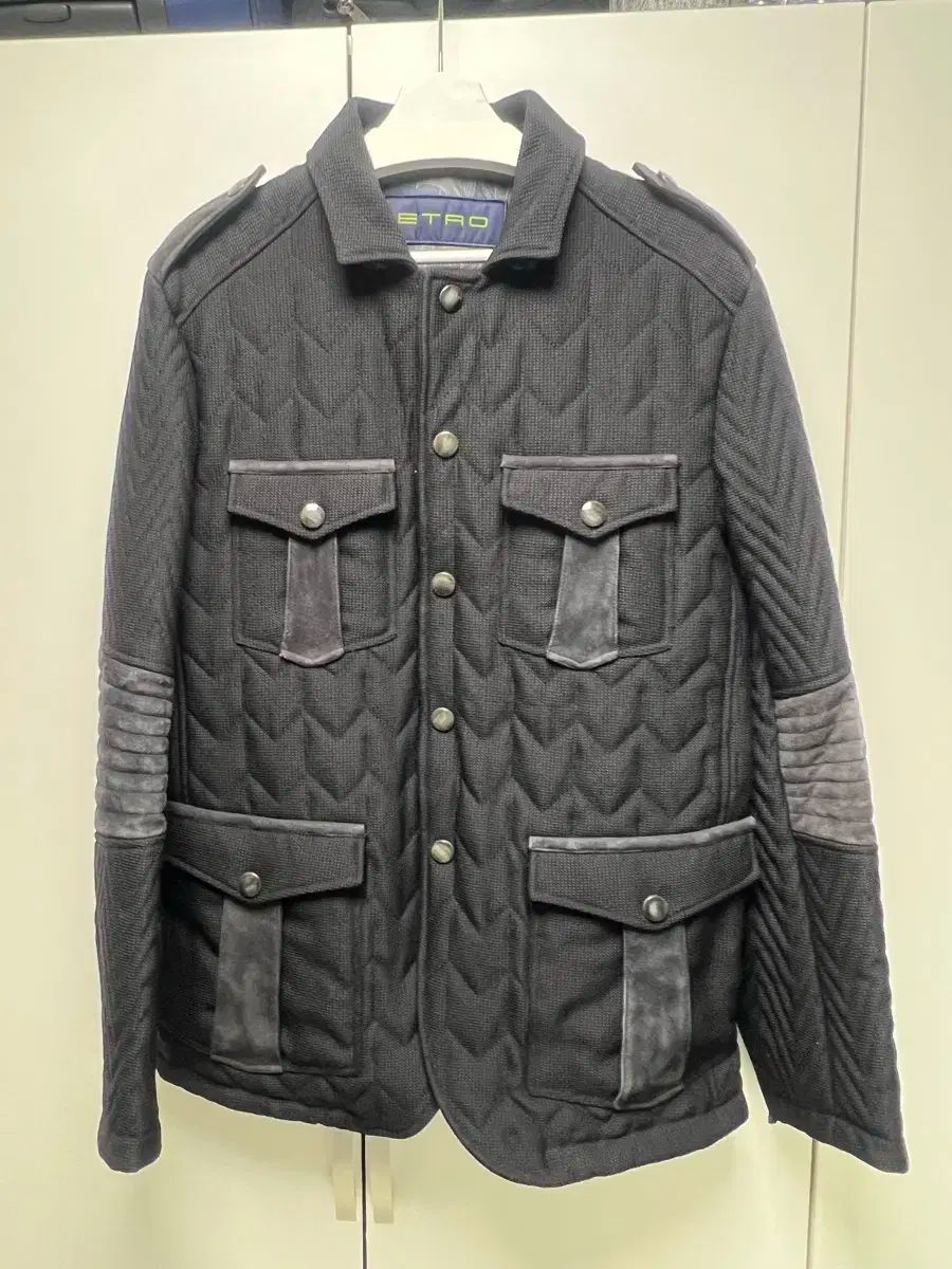 専用！イタリア製 ETRO エトロ ヤギ革 本革 ブルゾン ジャケット ブルー 専用！イタリア製 ETRO エトロ ヤギ革 本革 ブルゾン ジャケット