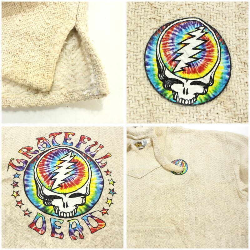 【EARTH RAGZ】GRATEFUL DEADメキシカンパーカー XXL 00s EARTH RAGZ グレイトフルデッド Grateful Dead バンド メキシカン