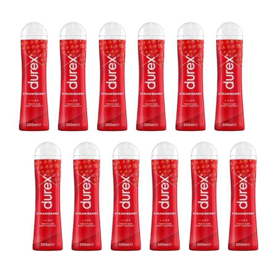 12個セット デュレックス 潤滑ゼリー ストロベリー ウォーム フィール 100ml 全３種