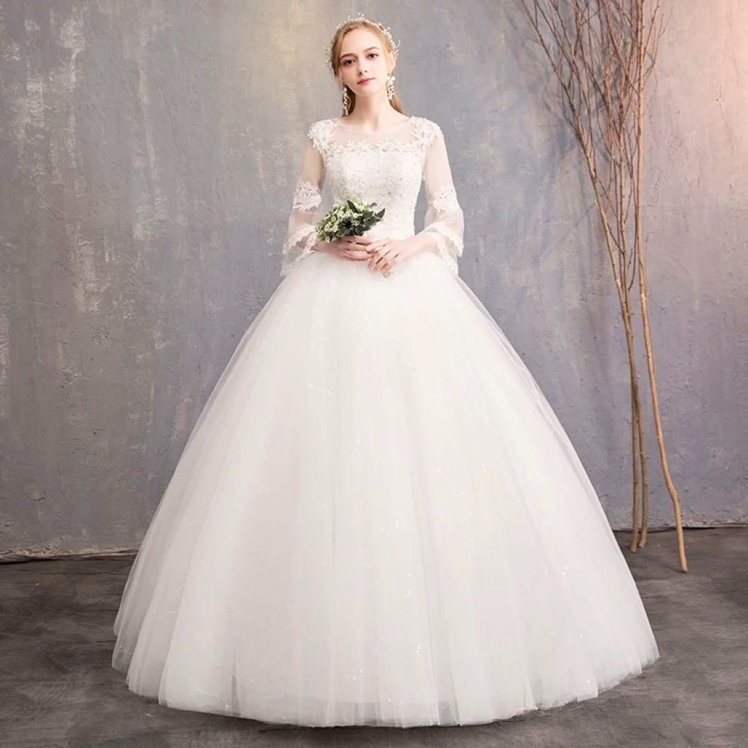 新品未使用 【2025新作】フェアリーな ウェディングドレス 結婚