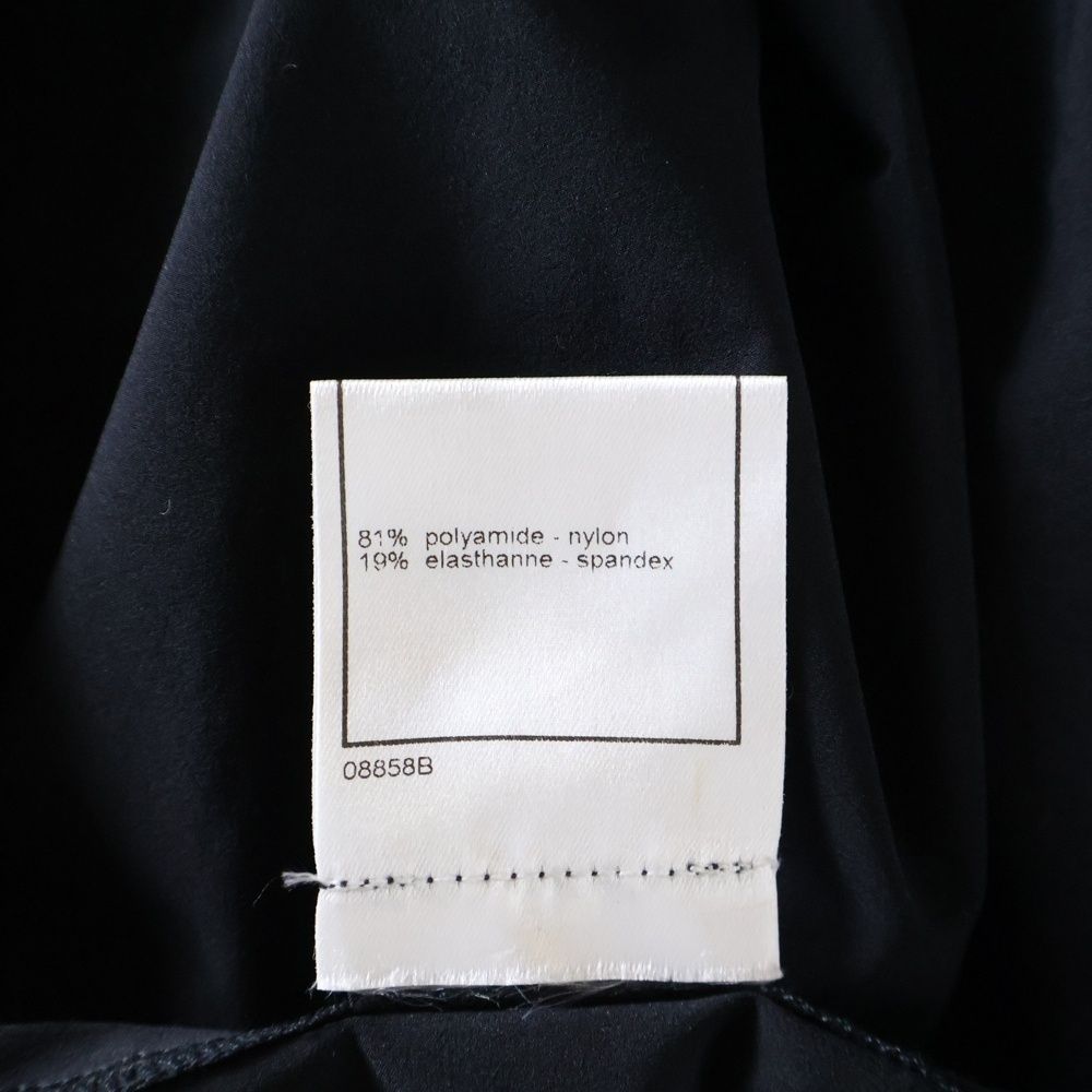 CHANEL (シャネル) 99SS 裾ロゴプレート ナイロン 半袖Tシャツ