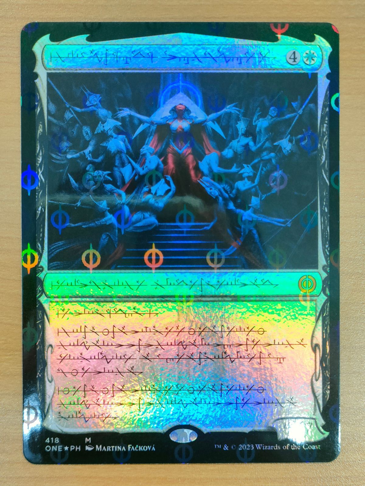 機械の母、エリシュノーン ファイレクシア語　S＆C foil PSA10 ② FOIL)機械の母、エリシュ・ノーン/Elesh Norn, Mother of