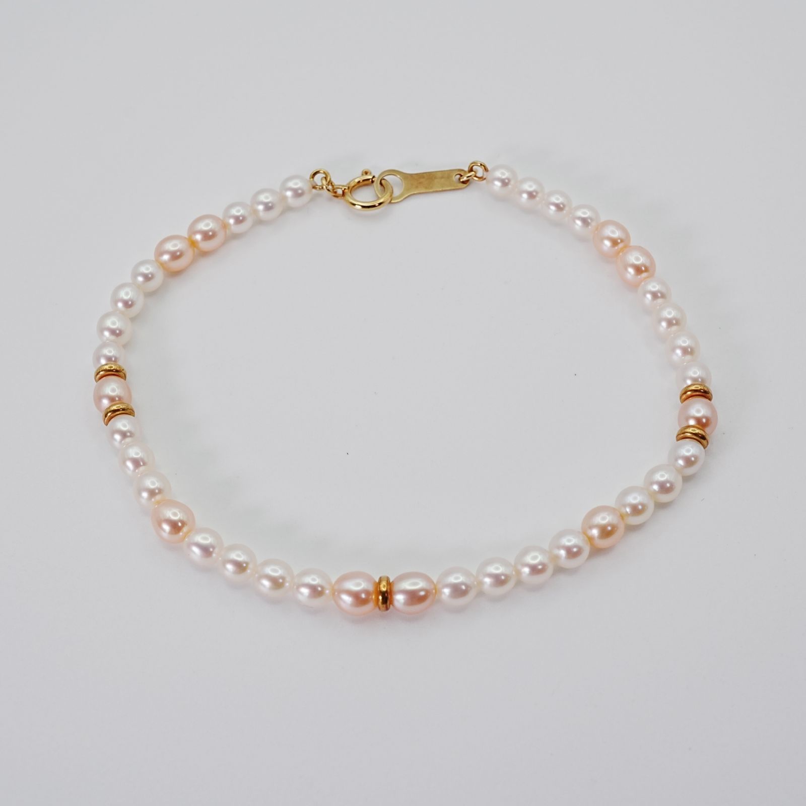 田崎真珠 バイカラー ベビーパール ブレスレット K18/25-1171S - メルカリ