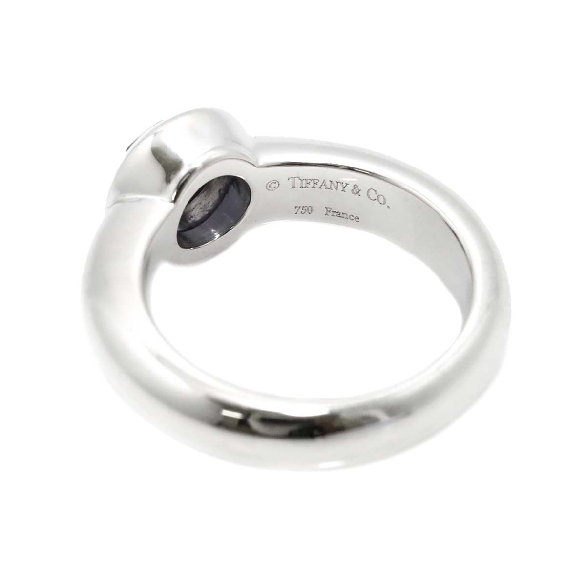 ティファニー TIFFANY&CO. アイオライト 7.5号 リング K18 WG ホワイト  