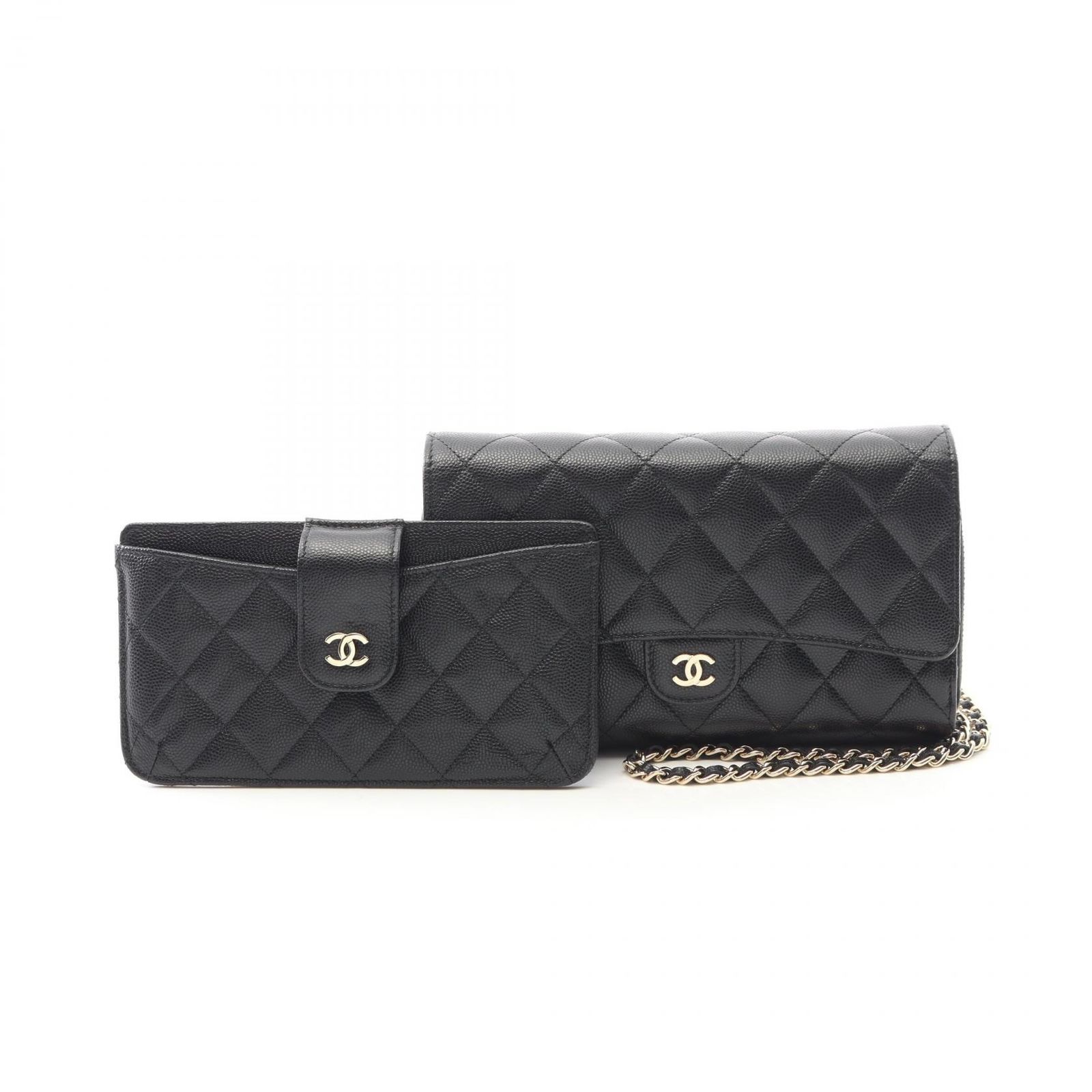 CHANEL★シャネル マトラッセチェーンショルダーバッグAランク CHANEL シャネル マトラッセ チェーンショルダーバッグ ターン