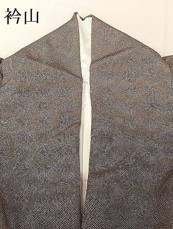 平和屋着物○印傳 訪問着 江戸小紋 流水花文 正絹 逸品 AAAT9447np