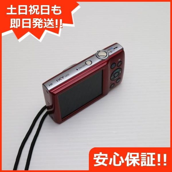 新品同様 IXY 120 レッド 即日発送 デジカメ Canon 本体 土日祝