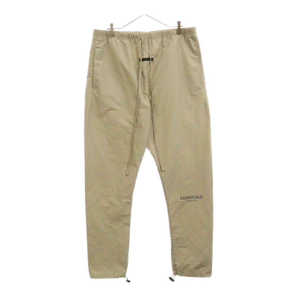 FOG Essentials エフオージー エッセンシャルズ Rubber Logo Nylon Pants ラバーロゴ ナイロンパンツ カーキ