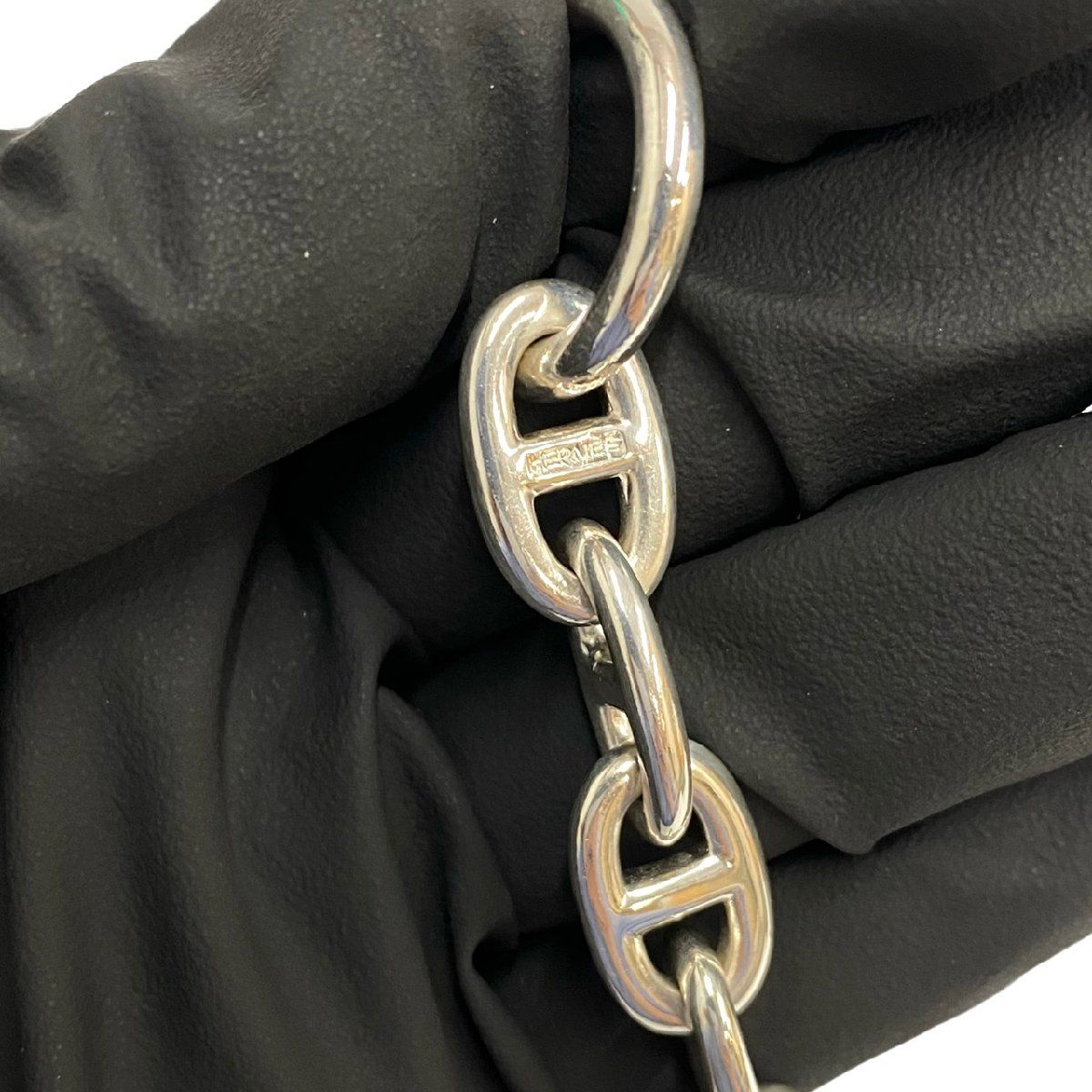 未使用保管品 保存箱付 HERMES エルメス シェーヌダンクル MM