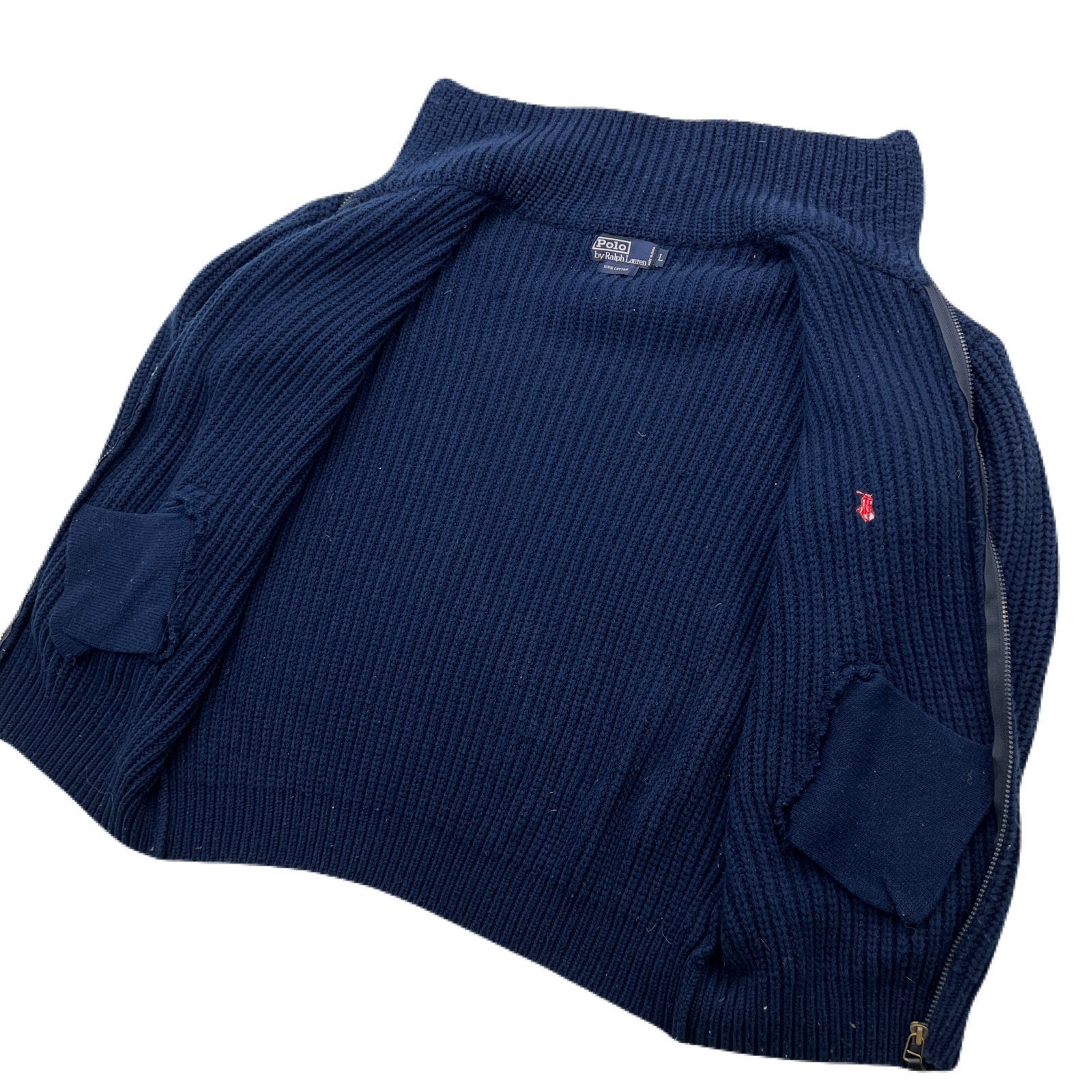 ポロラルフローレン POLO RALPH LAUREN ニット ジップアップ 