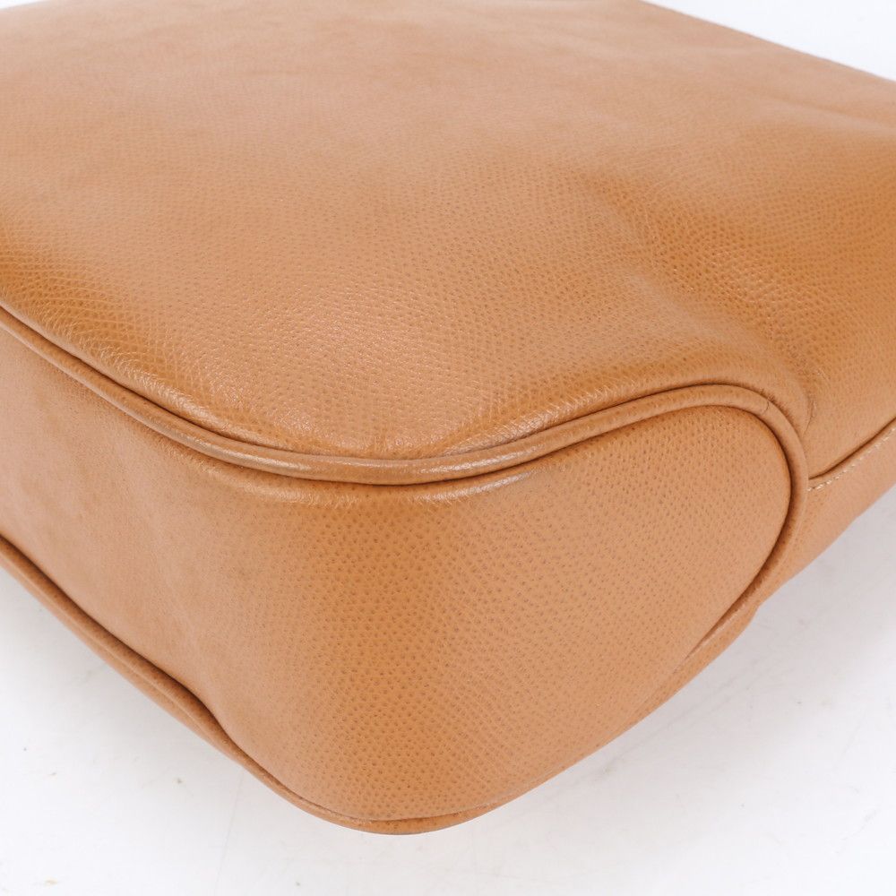 美品 ハイクラス イタリア製 レザー ショルダーバッグ 肩掛け ワン  