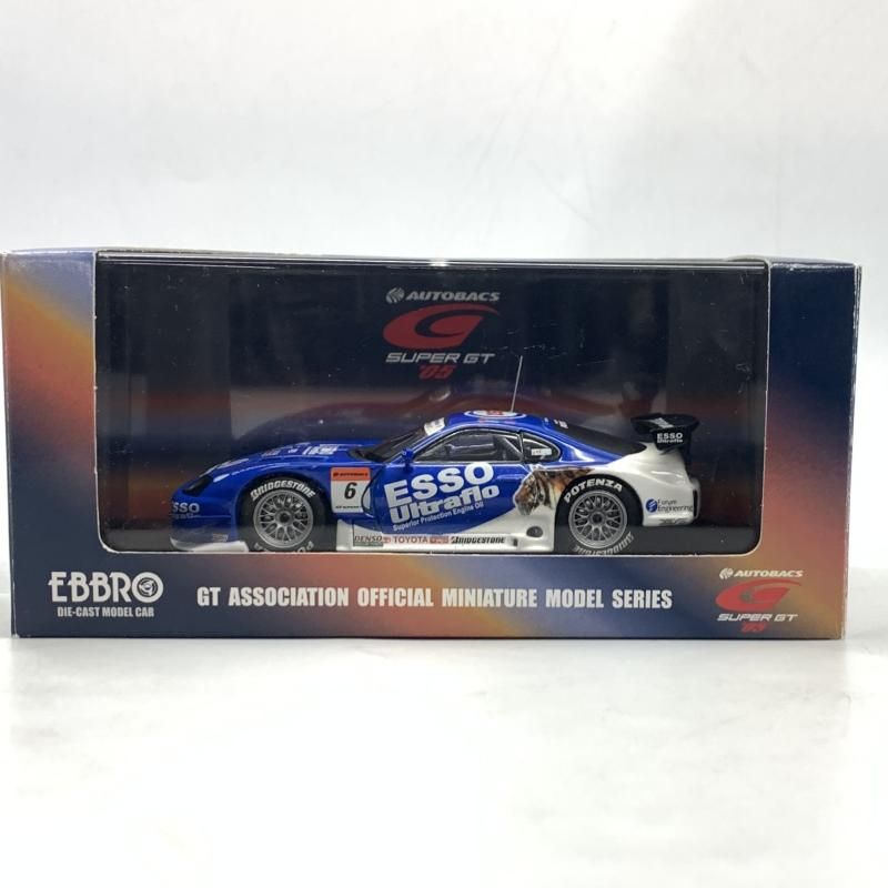 ミニカー　1/43 エッソ ウルトラフロー スープラ スーパーGT500 2005 BRIDGESTONE #6(ブルー) 「オートバックス SUPER GT 2005シリーズ」 [43694] 中古】ｴﾌﾞﾛ 1/43 ｴｯｿｳﾙﾄﾗﾌﾛｰ ｽｰﾌﾟﾗ ｽｰﾊﾟｰGT2005 #6 43694 完成品