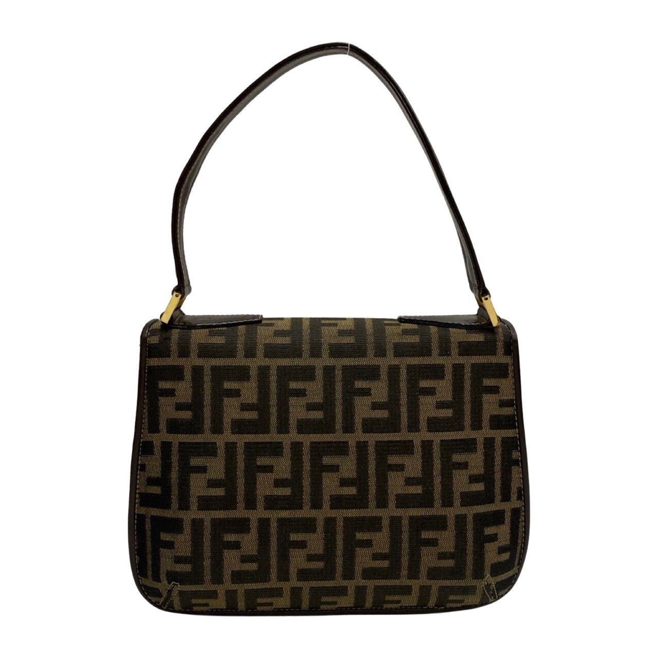 極美品 フェンディ ズッカ FF 柄 キャンバス レザー ミニ ショルダーバッグ 極 美品 フェンディ ズッカ FF柄 キャンバス レザー ミニ ショルダーバッグ