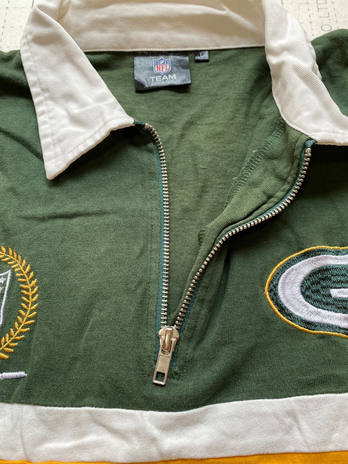 NFL TEAM APPAREL ハーフジップ NFL TEAM APPAREL ハーフジップトレーナー 257 - メルカリ