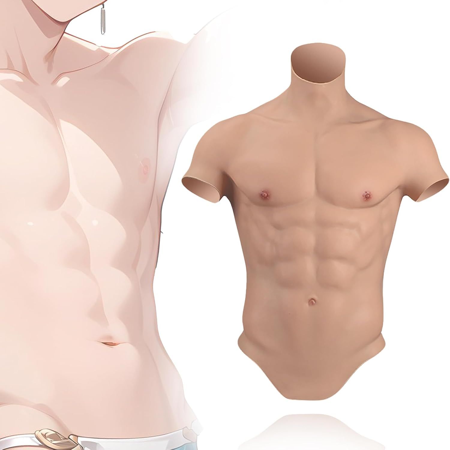 Amazon.co.jp: [Supicos] HUWAHUWA 筋肉スーツ ファスナー付き 4