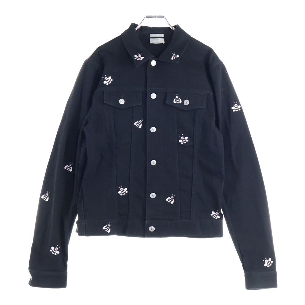 希少品　Dior kaws コラボ　デニムジャケット　蜂刺繍 DIOR (ディオール) ×KAWS カウズ BEE 刺繍 デニム トラッカー