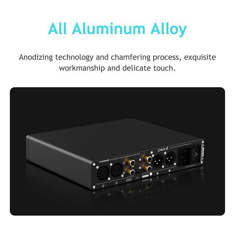 SMSL HO200 バランスヘッドホンアンプ ローノイズ RCA/XLR入力 RCAプリ/XLRプリ出力 6.35mm/4.4mm/XLR SMSL HO200 バランスヘッドホンアンプ