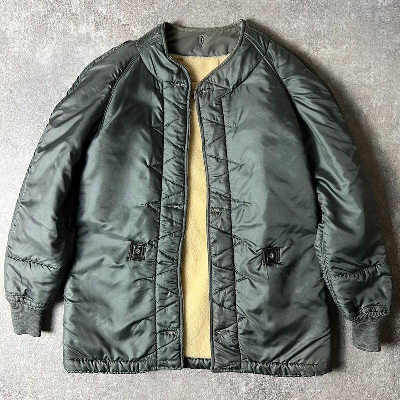 極上品 黒タグ 50s 米軍 実物 USAF パイルライナー 50s 黒タグ USAF 米軍実物 ウール パイル ライナー ジャケット