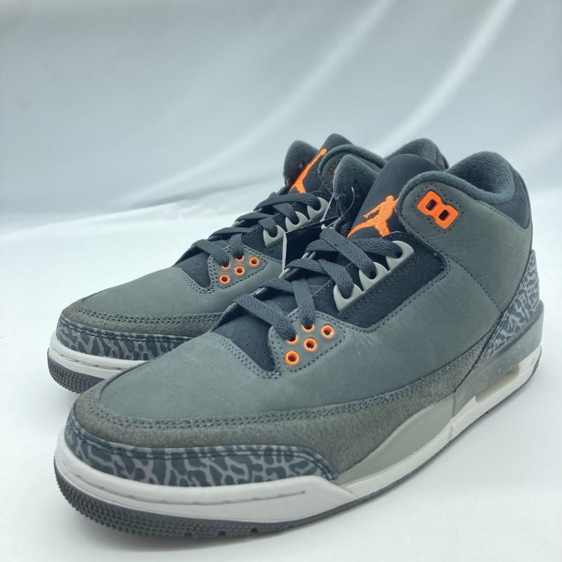 【中古】NIKE AIR JORDAN 3 RETRO Fear 26.5cm　CT8532-080[19]