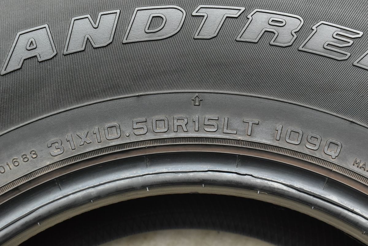 交換用に】ダンロップ グラントレック SJ6 31×10.50R15LT 4本セット 