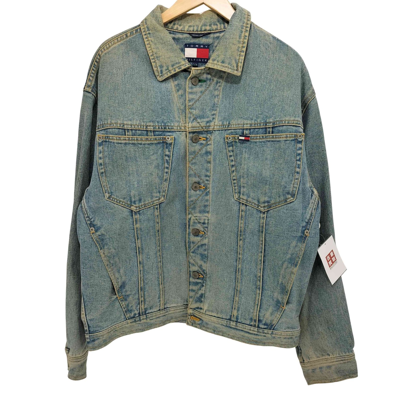 トミーヒルフィガー TOMMY HILFIGER 90-00s フラッグ刺繍 デニム