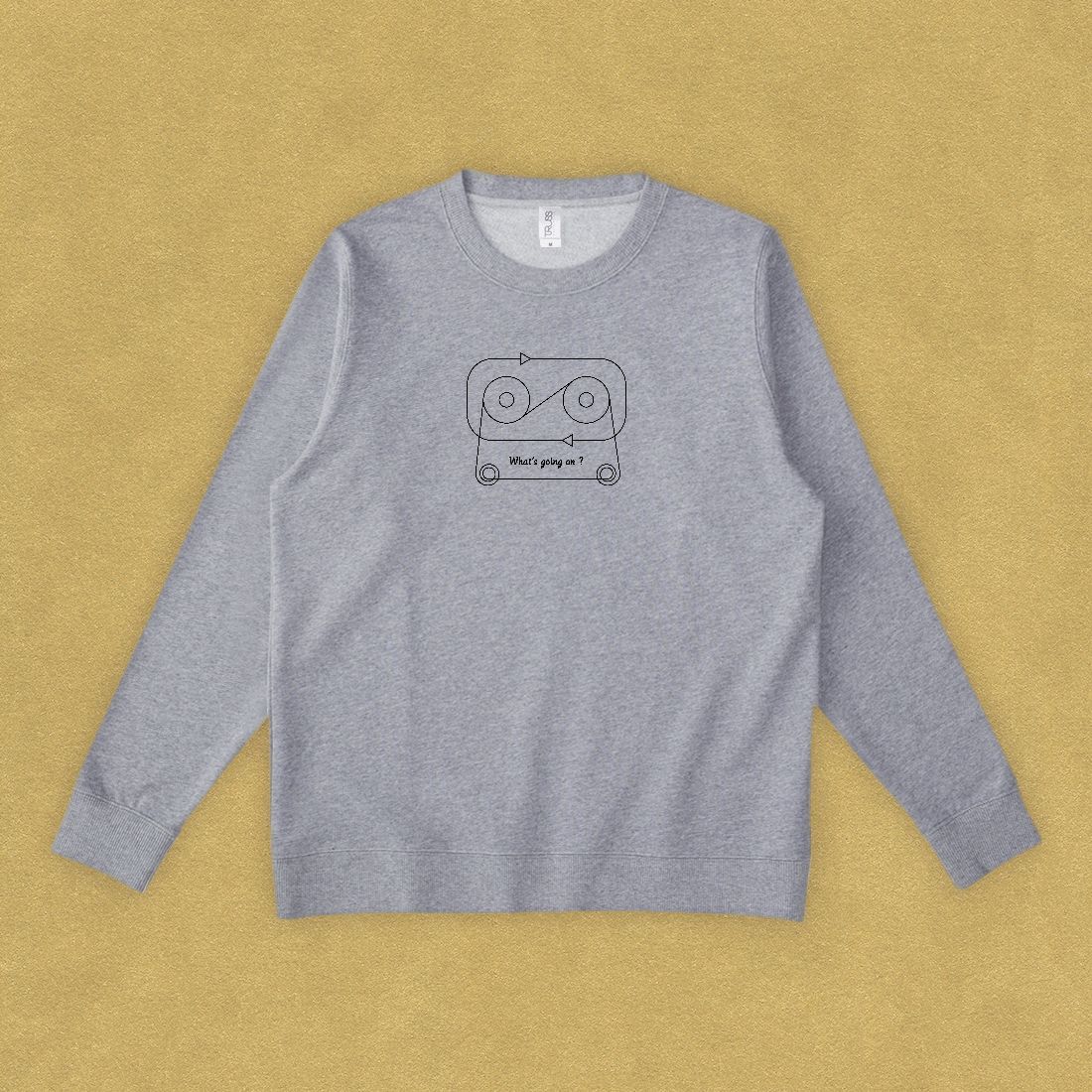 グラフィックスウェット　What's going on White -Sweat-