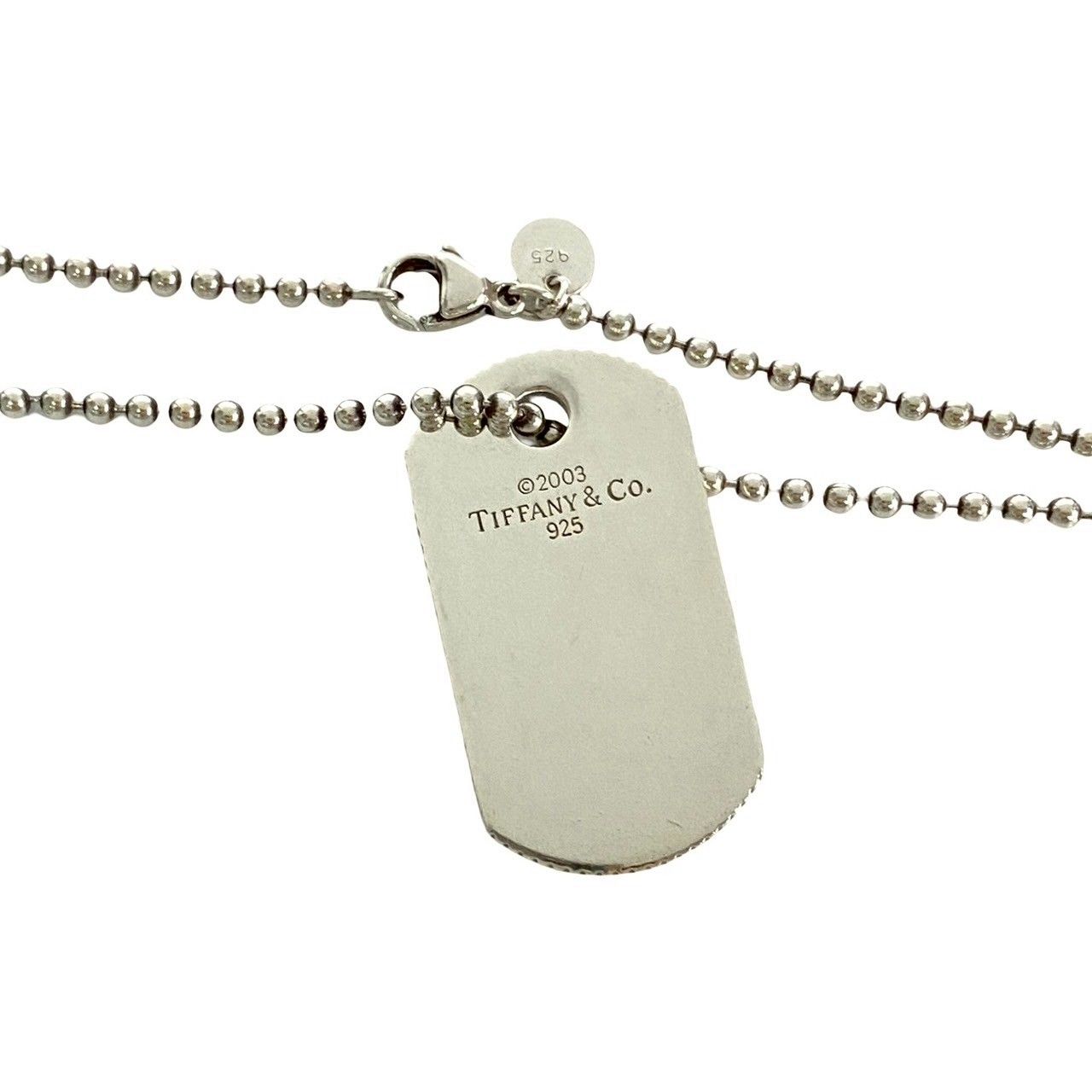 Tiffany & Co. タグ型ネックレス ポーチ、箱付き org.jpg