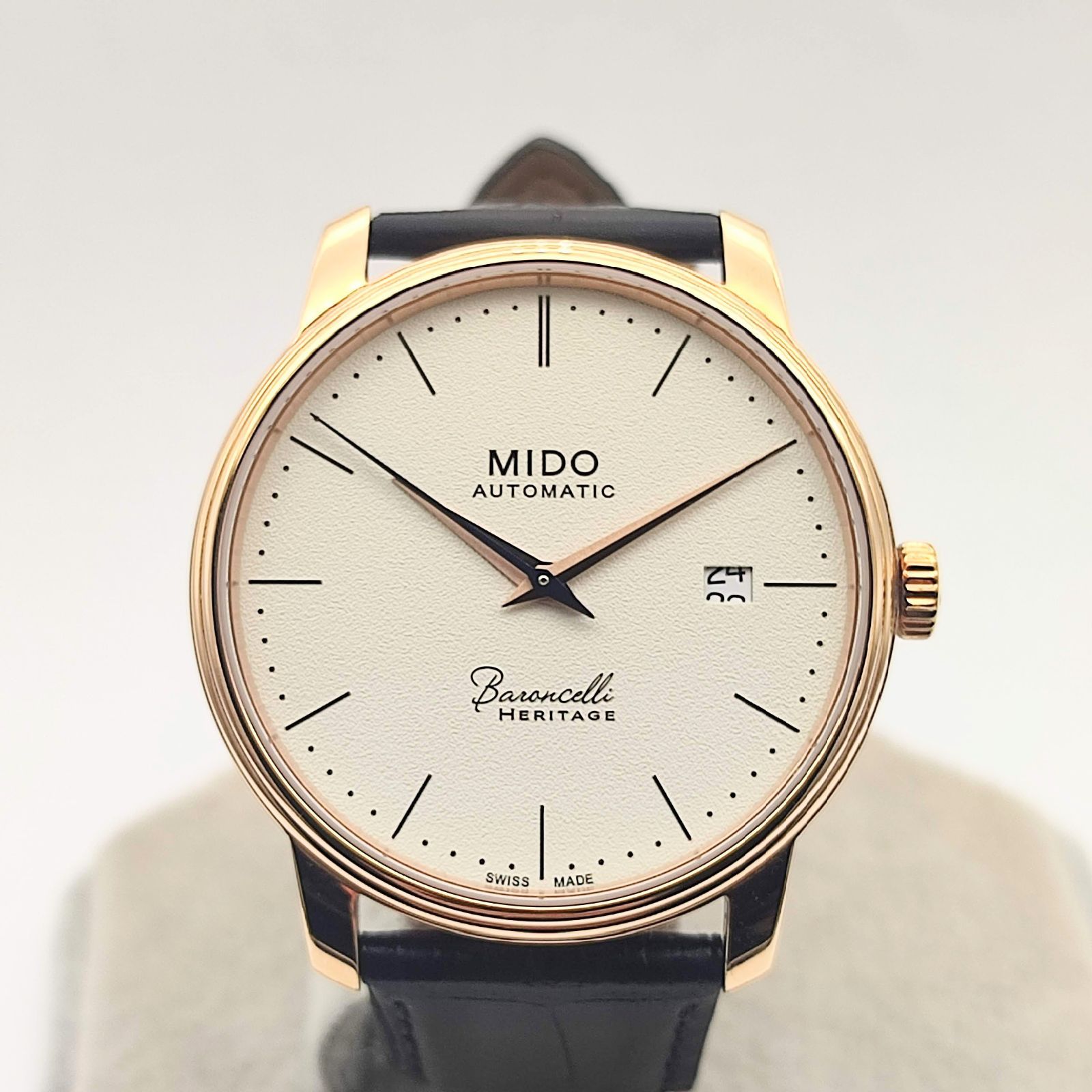 MIDO バロンチェッリ 自動巻き 腕時計 シルバー ゴールド