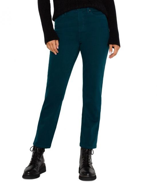【送料無料】 リヴァプール ロサンゼルス レディース デニムパンツ ボトムス Liv Non-Skinny Skinny Hi-Rise Soft Stretch Twill in Dark Forest Dark Forest