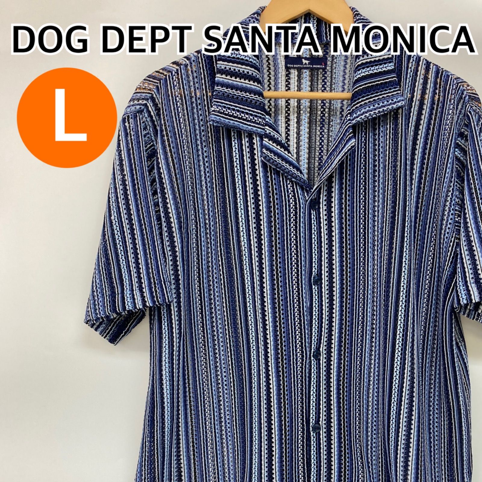 【美品】DOG DEPT SANTA MONICA デニムシャツ M 美品】DOG DEPT SANTA MONICA デニムシャツ M