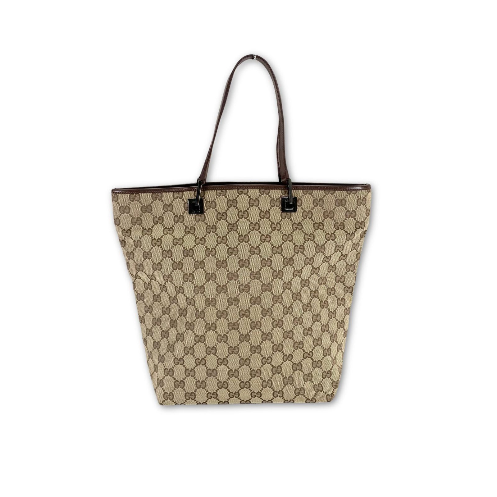 グッチ トートバッグ ハンドバッグ GGキャンバス ロゴ金具 002 1098 GUCCI グッチ トートバッグ 肩掛け GG柄 キャンバス ロゴ金具
