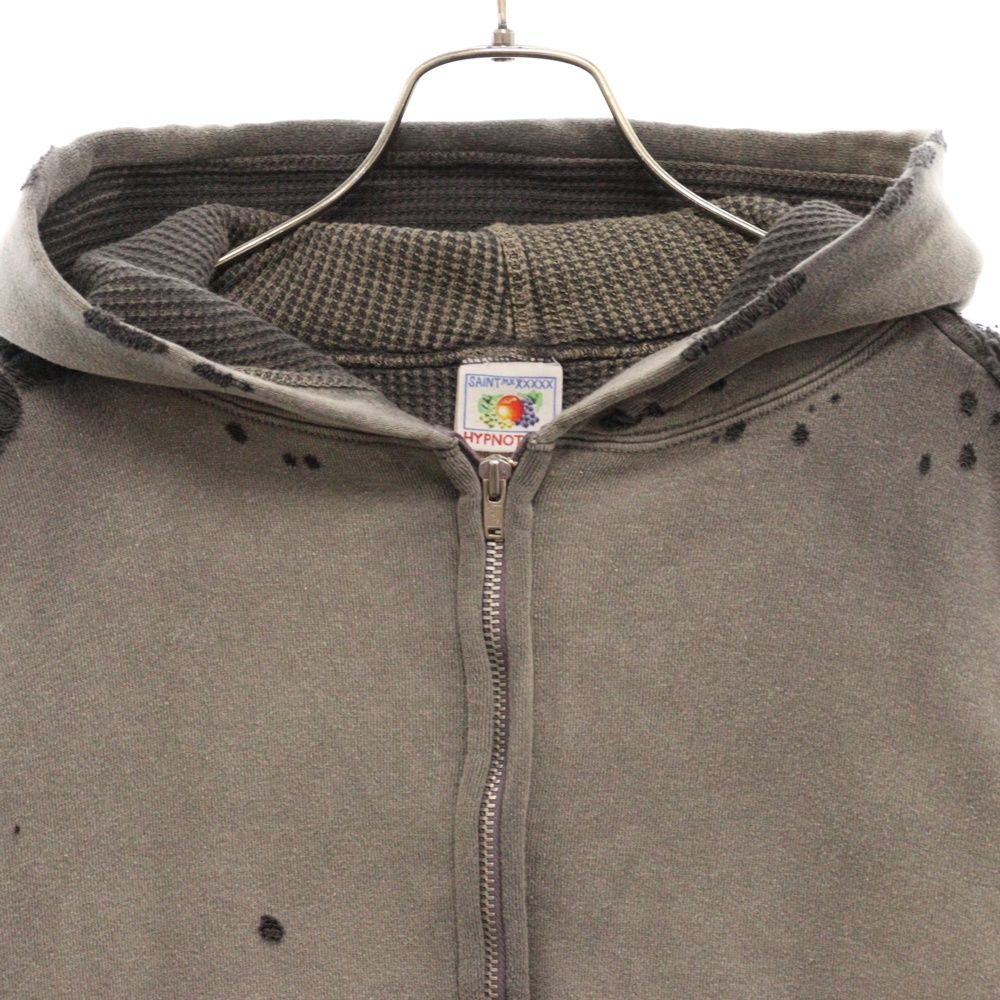 SAINT MICHAEL (セントマイケル) 24AW HOODIE DBL FC ZIP SM-YS1-0000 