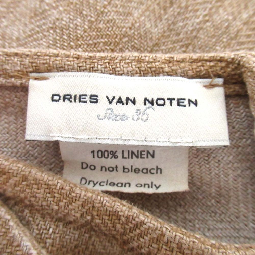 DRIES VAN NOTEN ドリスヴァンノッテン シルク ラップスカート サイズ36 ベージュ レディース 古着 GULLKHAN_COM