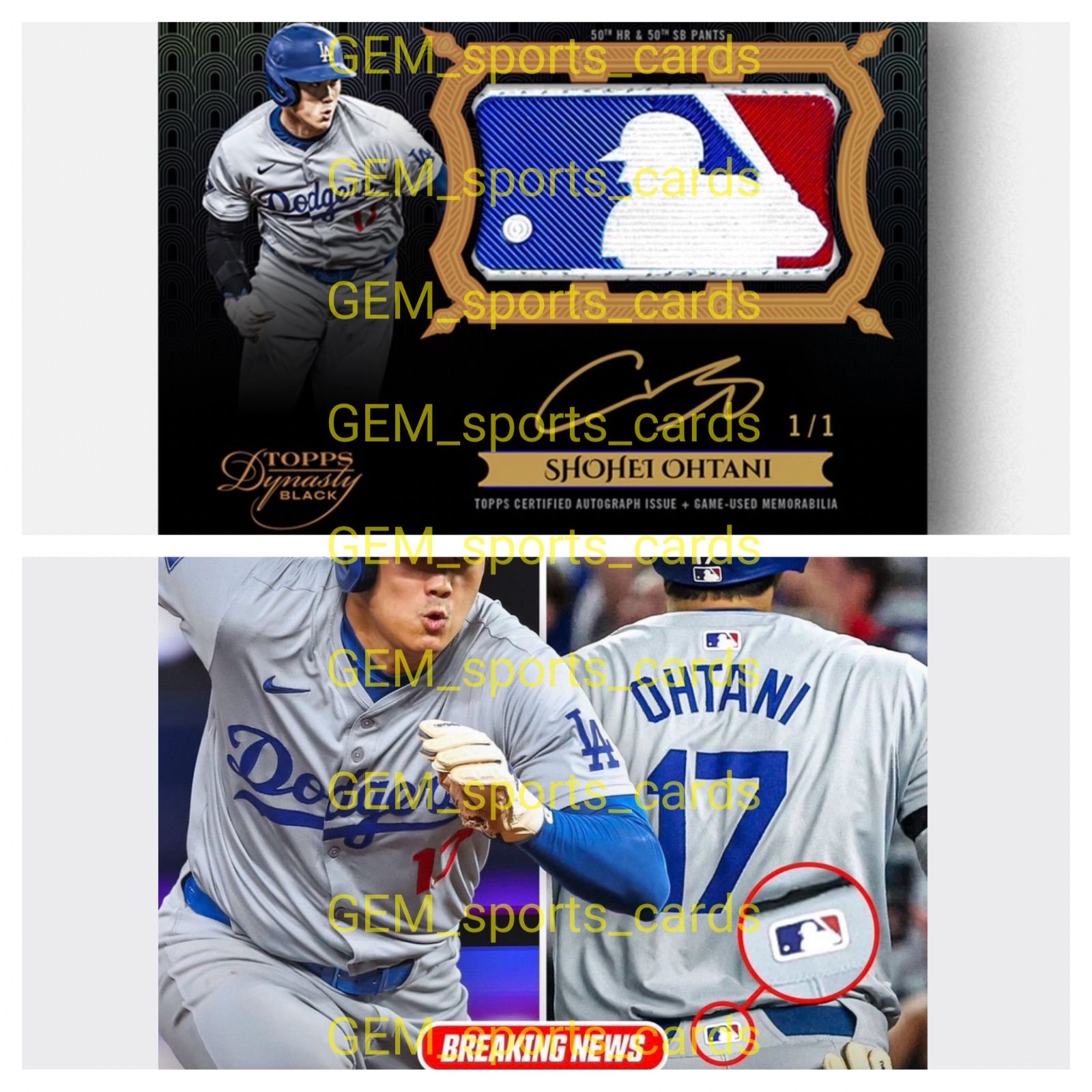 1Box 2025 Topps 50 50 Shohei Ohtani