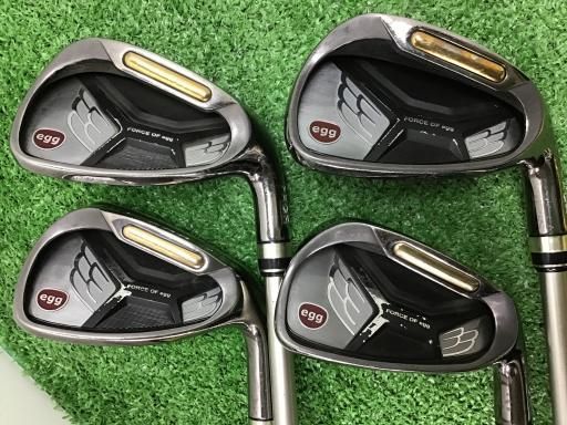 プロギア egg 2013 4S アイアンセット IR NS PRO FORCE OF egg フレックスSR メンズ 男性用 右利き 右用 Cランク ゴルフクラブ