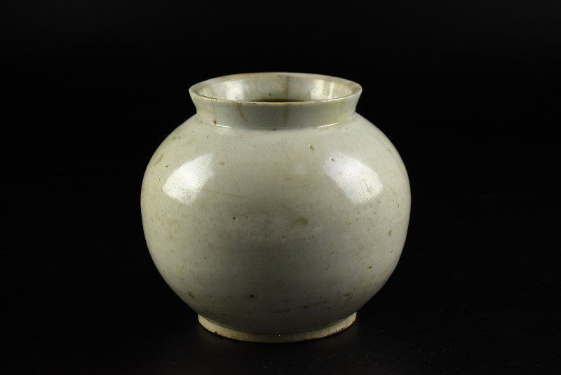 李朝 長頸壺 花瓶 花器 骨董 古道具 白磁 青磁 李朝 青磁 花瓶 長頸壺